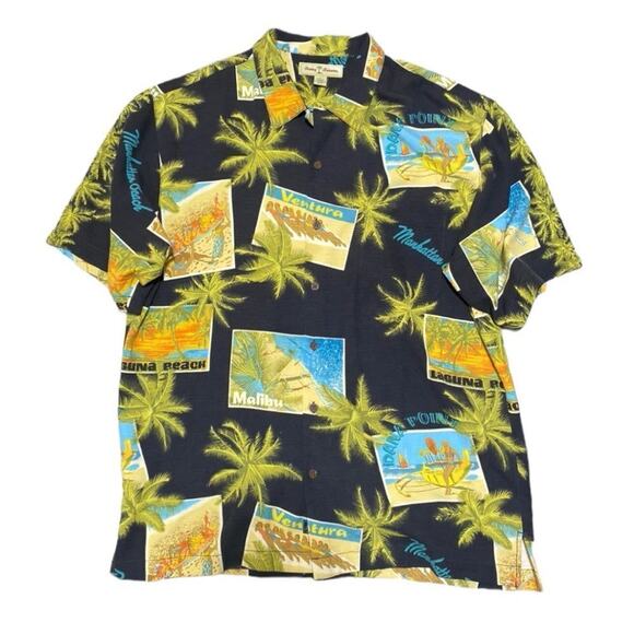 Tommy Bahama Other - Tommy Bahama California Beach Surf Silk Shirt